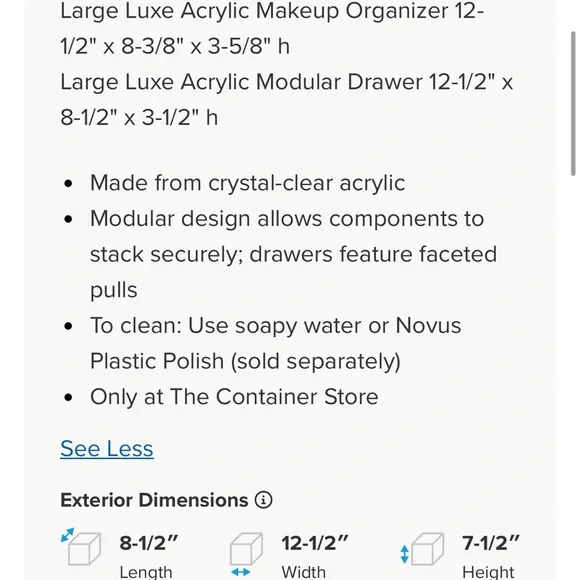 Makeup Organizer - Picture 3 of 4